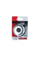 Simson fietsbel hybride zilver op kaart afbeelding