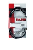 Simson Versnellingskabel set sa/gazelle 1700/2150 mm zw/zi afbeelding