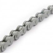 Simson ketting normaal anti-roest - fietsketting 1/2x1/8 - 112 schakels - grijs