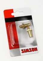 Simson Verloopnippels frans/dunlop goud 2 stuks afbeelding