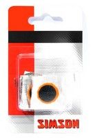 Simson Ronde bandenplakkers 16 mm zwart 8 stuks afbeelding