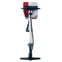 Simson Fietspomp met manometer staal 61 cm wit (020601) afbeelding