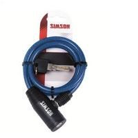 Simson kinder kabelslot 8x90cm rood