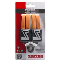 Simson Snelbinder trio met 3 binders 61 cm - oranje afbeelding
