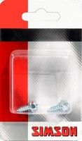 Simson slotparkers - ringslotbevestigingsset, 4,8x13mm, zilver afbeelding