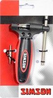 Simson Kettingpons de luxe universeel zwart/rood afbeelding