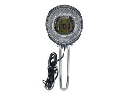 Simson Koplamp round naafdynamo 7 lux led zwart afbeelding