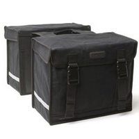New looxs dubbele fietstas deluxe - zwart, 46l, waterdicht afbeelding