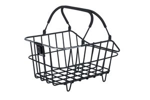 Basil cento alu multi system nordlicht - fietsmand - achterop - zwart