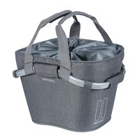 Basil 2day carry all kf - fietsmand - voorop - grijs afbeelding