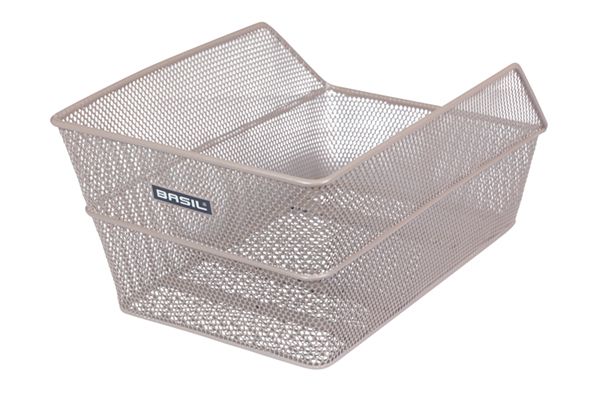 Basil Fietsmand cento achtermand 24 x 38,5 x 11 cm - nude metallic