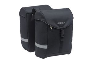 New Cameo sports dubbele fietstas zwart 28l afbeelding