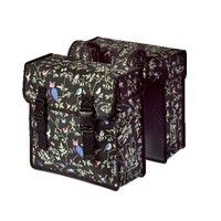 Basil wanderlust dubbele zwarte fietstas - waterafstotend, 35l, universal bridge-systeem afbeelding