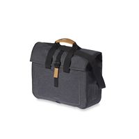 Basil urban dry business bag - waterdichte fietsschoudertas, 20l inhoud, charcoal melee afbeelding