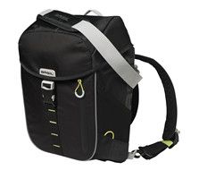 Basil miles daypack - sportieve fietstas - unisex - zwart/lime afbeelding