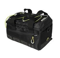 Basil miles trunkbag - sportieve zwarte bagagedragertas voor sportievelingen - 7l - zwart lime afbeelding