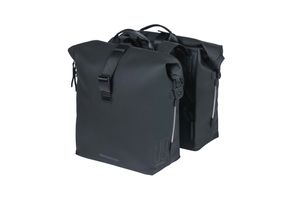Basil soho nordlicht dubbele fietstas - waterdicht, zwart, 41l afbeelding