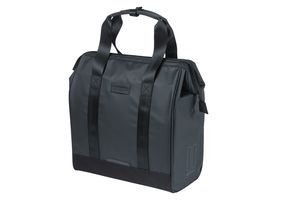 Basil grand tarpaulin fietsshopper zwart afbeelding