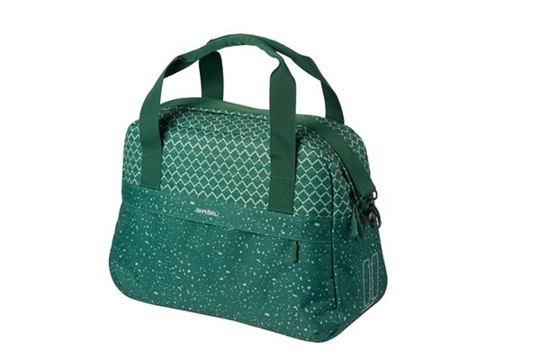 Basil Fietsschoudertas flair hook-on systeem groen 18l afbeelding