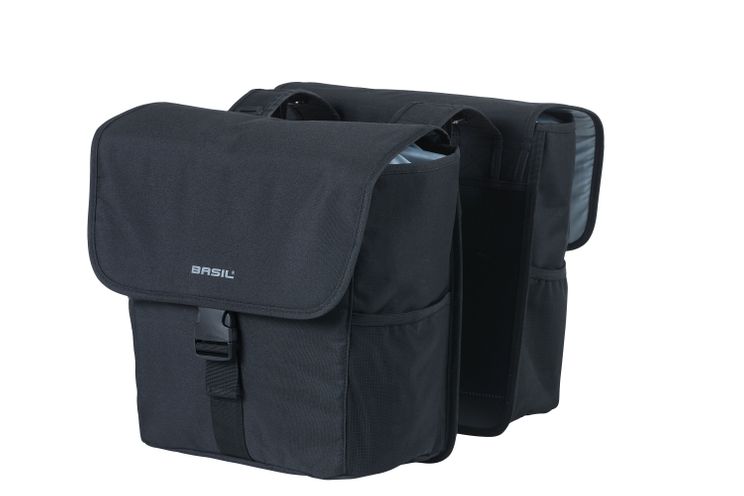 Basil Tas go dubbel | zwart 32l