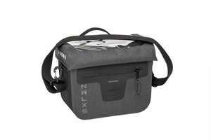 New looxs varo stuurtas - waterdicht nylon - grijs - fiets afbeelding