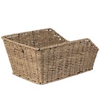 Basil cento rattan look - fietsmand - achterop - lichtbruin