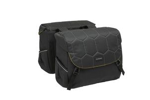 New Mondi joy dubbele fietstas - zwart - waterafstotend - 38l afbeelding