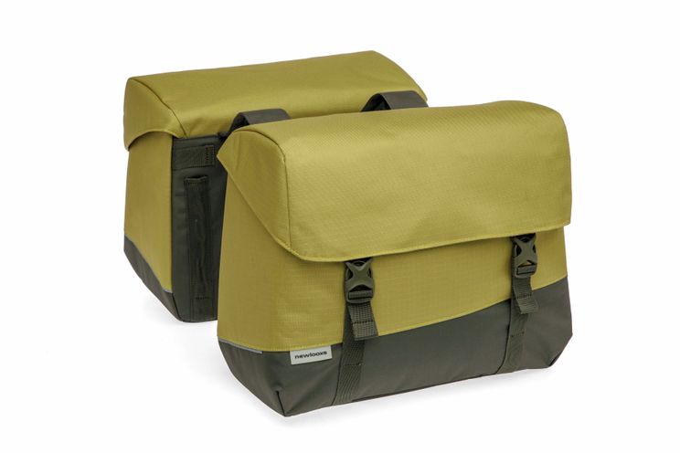 New Tas looxs joli dubbel | oslo | olijfgroen/geel | 37l afbeelding