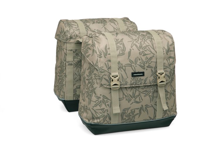 New Alba double - dubbele fietstas voor elektrische fietsen - beige - 42l afbeelding