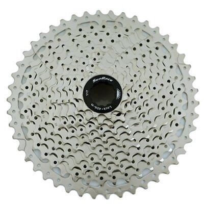 SunRace csms8 cassette 11 speed 11-46t. zilver in box afbeelding