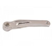 Miranda alu linkse crank alfa 1 170mm lengte zilver 574001 afbeelding