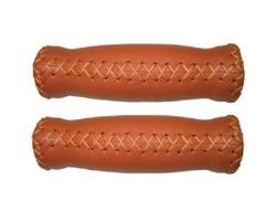 Velo handvat leer 128mm bruin - zacht, vochtregulerend, dempend