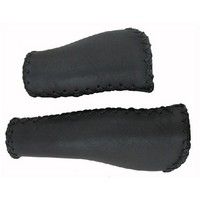 Velo handvat leer ergo 92/135mm zwart