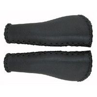 Velo handvat leer ergo 135/135mm zwart