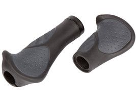 Ergotec Handvatten frisco 2 siliconen kort/lang zwart/grijs afbeelding 1