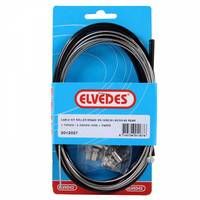 Elvedes rollerbrake kabelkit br-im85/81/55/45 1700mm / 2250mm rvs zwart (op kaart) afbeelding