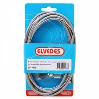 Elvedes kabelset rollerbrake brim85/55/45 achterzijde zilver afbeelding