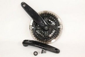Shimano Crankstel 48 38 28t 8sp zwart