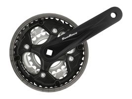 Sunrace Crankstel fcm500 24-34-42t 170 mm zwart/zilver