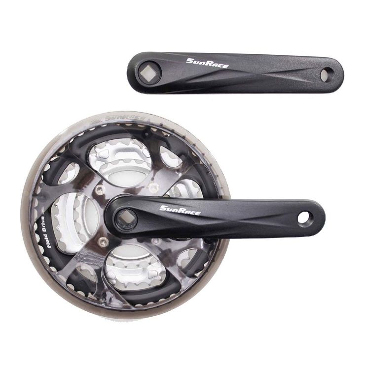 Sunrace - crankstel fcm300 -5mm 28-38-48 170mm m cg zw zi