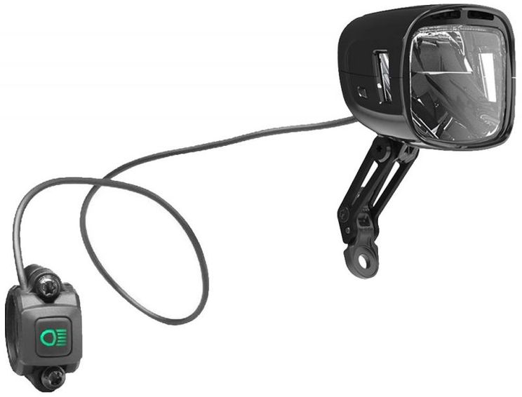 Koplamp B&M Iq-Xl E-Bike Zwart | 300 Lux