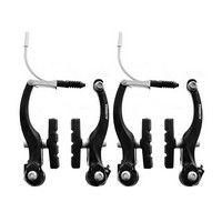 Alhonga V-brake rem-set zwart voor + achter compleet afbeelding