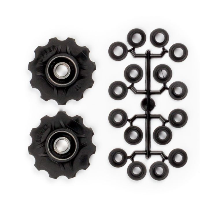 Elvedes Derailleurwieltjes 11 tanden 7-11v zwart 2 stuks afbeelding
