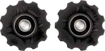Elvedes Derailleurwieltjes 10 tanden 8s zwart 2 stuks afbeelding