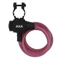 Kabelslot Axa Zipp 120/8 Roze