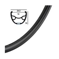 Rigida Velg ryde 27,5 (584) rival-19 32/14 zwart (ongeslepen)