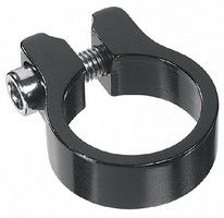 Ergotec Zadelpenklemringen met inbusbout - 28,6mm - Zwart (2 stuks)