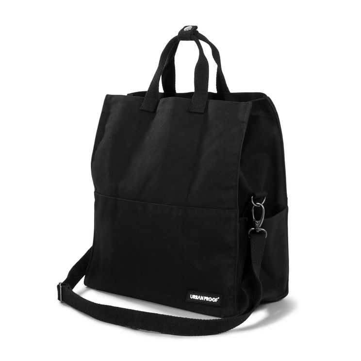 Urbanproof city shopper enkele fietstas 22l zwart afbeelding