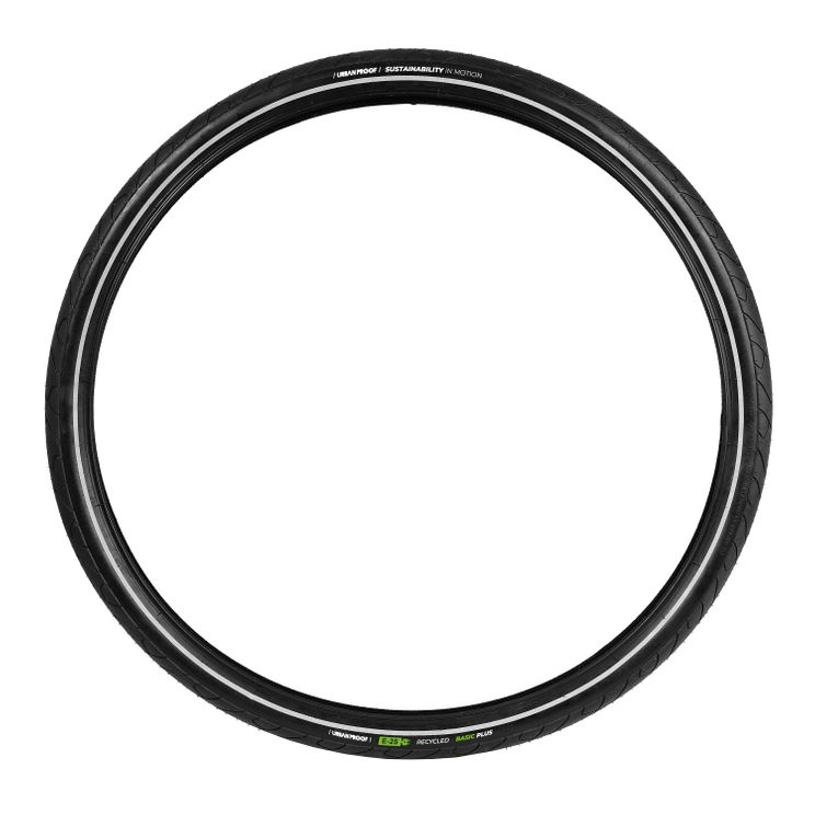 Urbanproof Buitenband urban proof recycled basic core - 28 x 1.40" / 37-622 - zwart met reflectie afbeelding