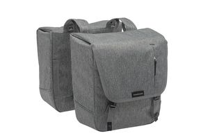 New Grijze nova double - dubbele fietstas, waterafstotend, 32l afbeelding